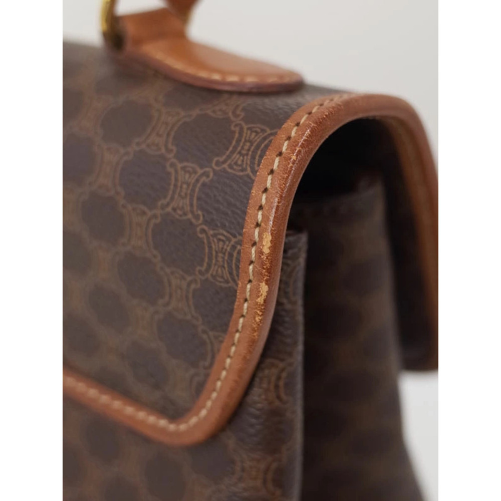 Celine Macadam Boston Leather Handbag - Picture 5 of 9